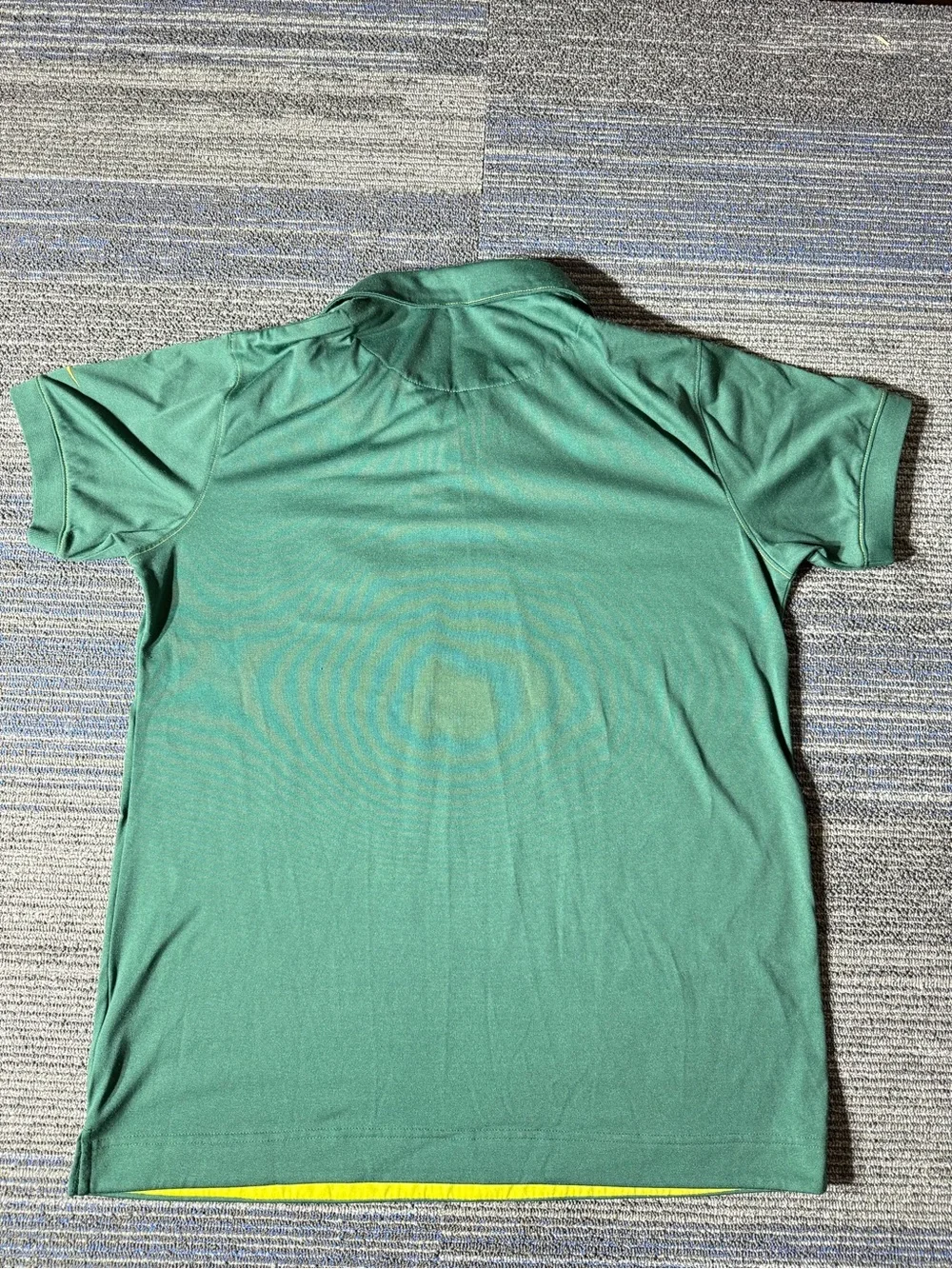 Nike Green Polo with Yellow Trim and O Patch